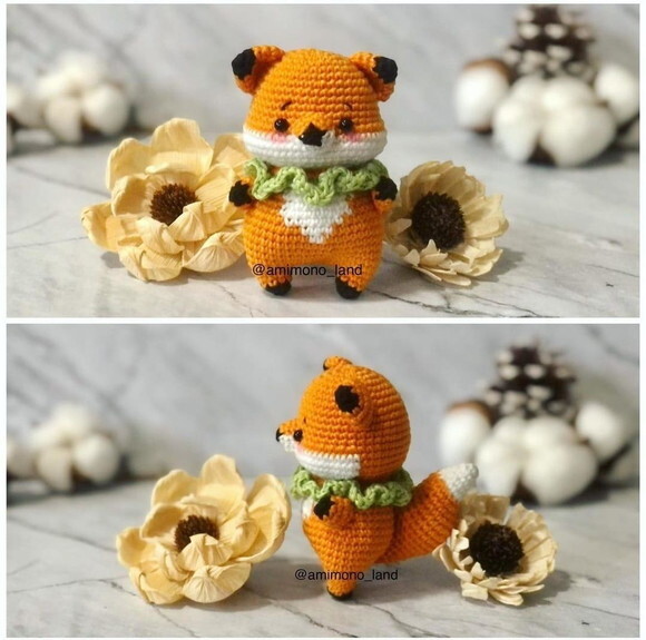 Receita Raposa Amigurumi