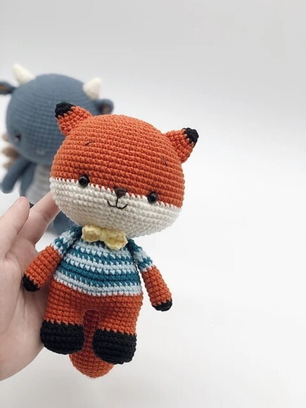Receita Raposa Amigurumi