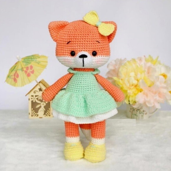 Receita Raposa Amigurumi