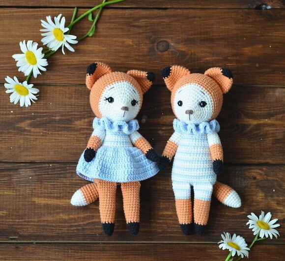 Receita Raposa Amigurumi
