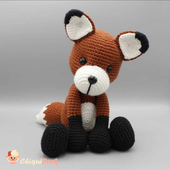 Receita Raposa Amigurumi