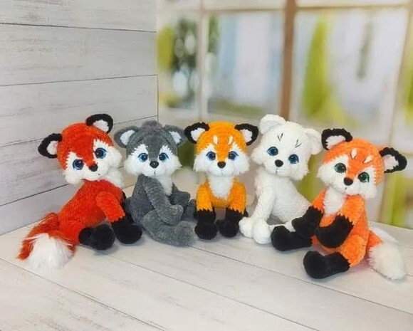 Receita Raposas Amigurumi