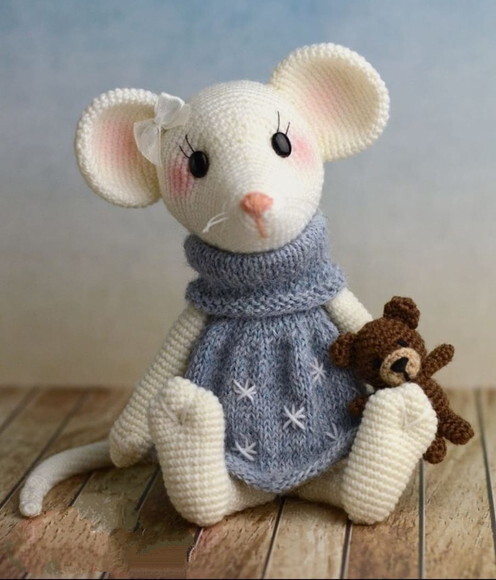 Receita Ratinha Amigurumi