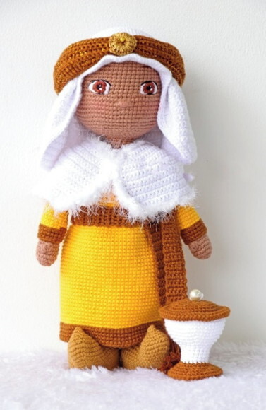 Receita Rei mago Amigurumi