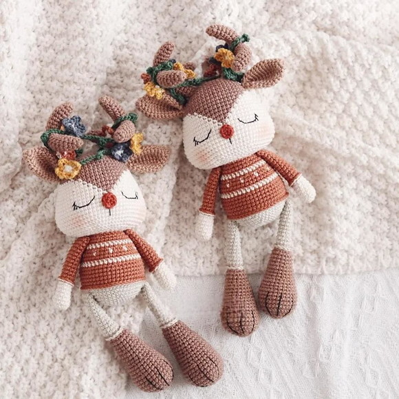 Receita Rena Amigurumi
