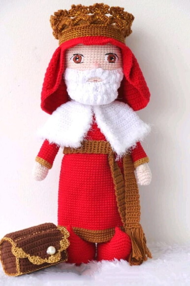 Receita Rei mago Amigurumi