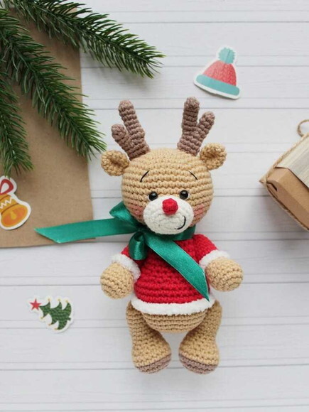Receita Rena Amigurumi