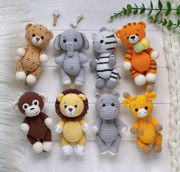 Receita Safari Amigurumi