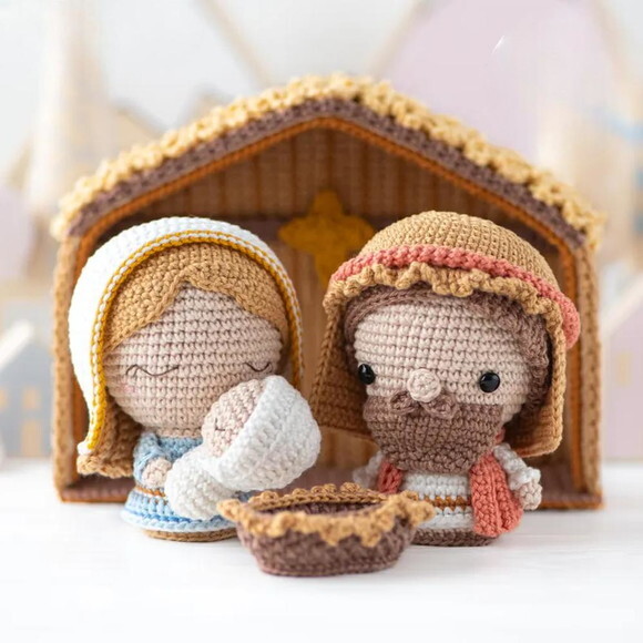 Receita Sagrada Familia Amigurumi