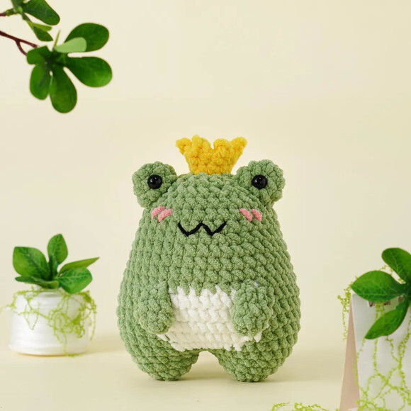 Receita Sapo Amigurumi