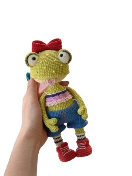 Receita Sapo Amigurumi