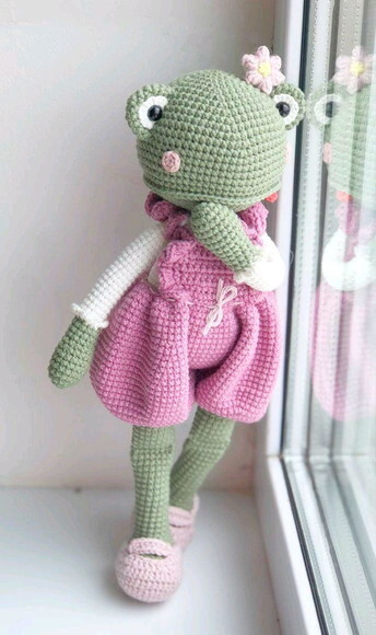 Receita Sapo Amigurumi