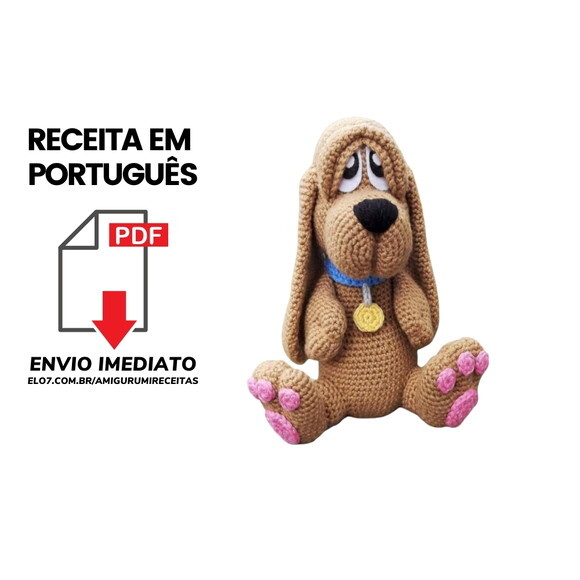 Receita Scooby Doo Amigurumi