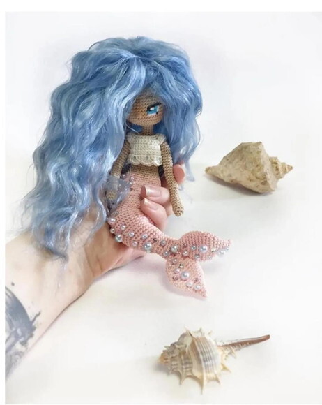 Receita Sereia Amigurumi
