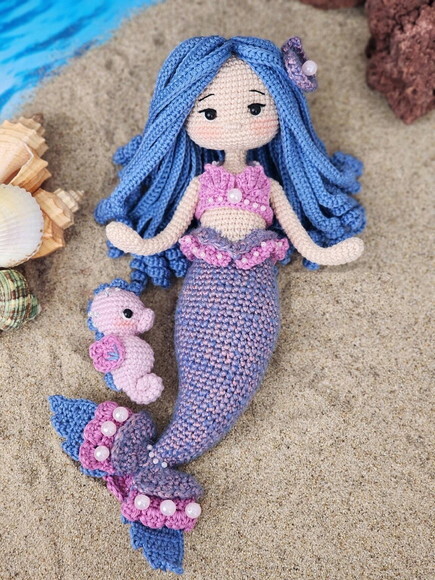 Receita Sereia Amigurumi