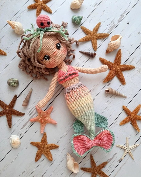 Receita Sereia Amigurumi
