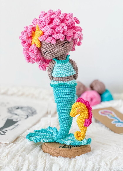 Receita Sereia Amigurumi