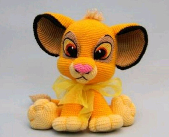 Receita Simba Amigurumi