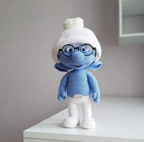 Receita Smurf Amigurumi