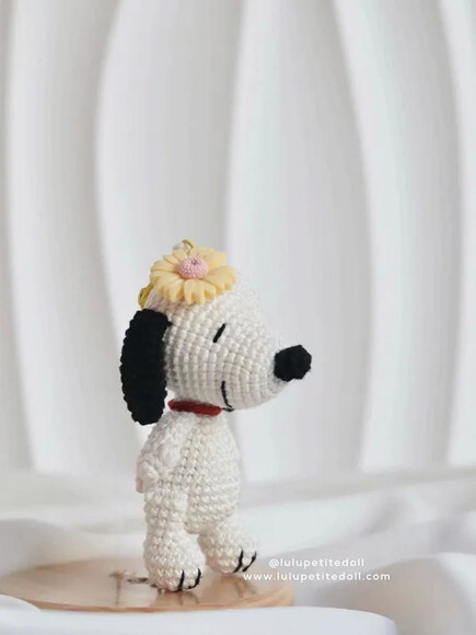 Receita Snoopy Amigurumi