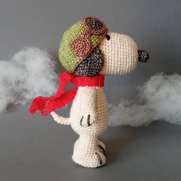 Receita Snoopy Amigurumi