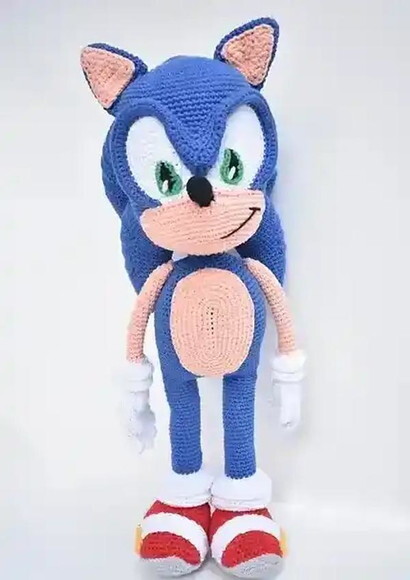 Receita Sonic Amigurumi