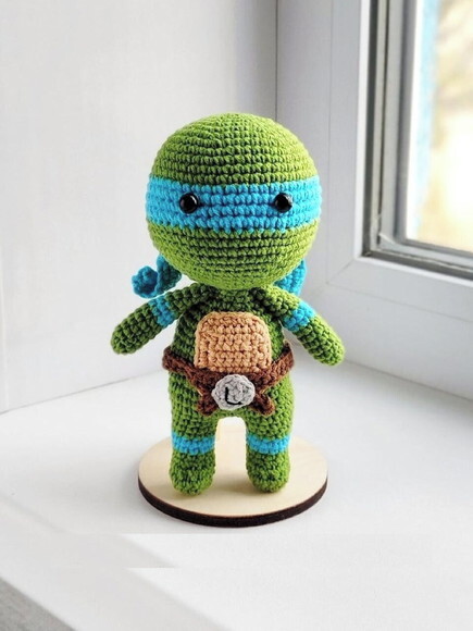 Receita Tartaruga Ninja Amigurumi