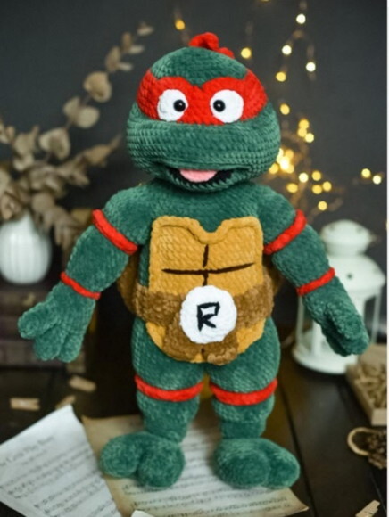 Receita Tartaruga Ninja Amigurumi