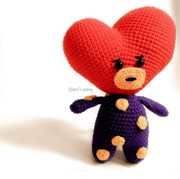Receita Tata Bts Amigurumi