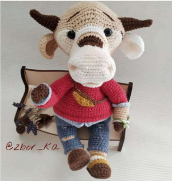 Receita Touro Amigurumi
