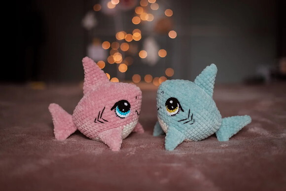 Receita Tubarao Amigurumi