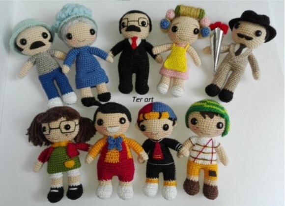 Receita Turma do Chaves Amigurumi