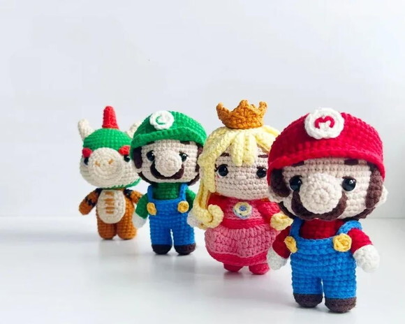Receita Turma Mario Amigurumi