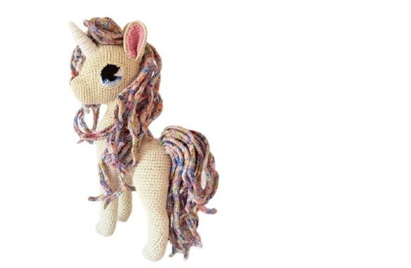Receita unicornio Amigurumi