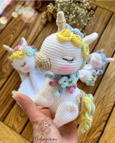 Receita Unicornio Amigurumi