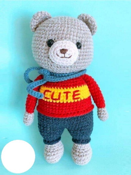 Receita Ursinho Amigurumi
