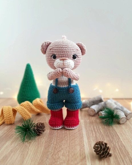 Receita Ursinho Amigurumi