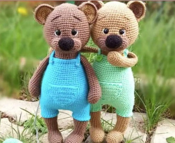 Receita Ursinhos Amigurumi