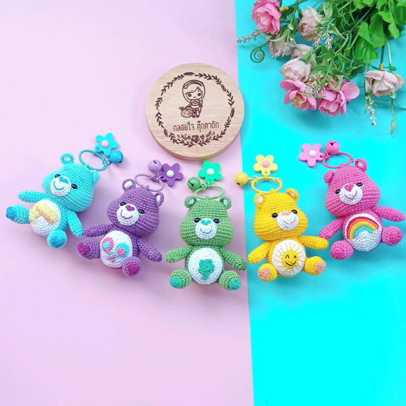 Receita Ursinhos Carinhosos Amigurumi