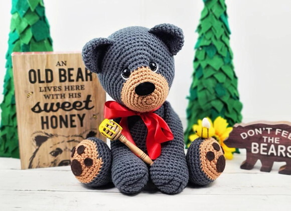 Receita Urso Amigurumi