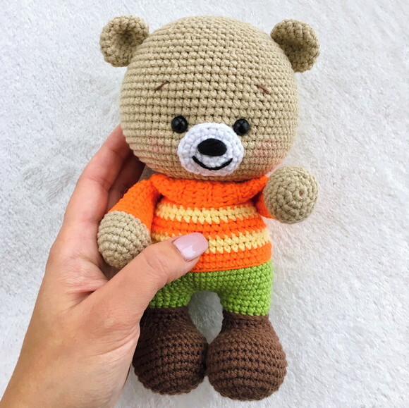 Receita Urso Amigurumi