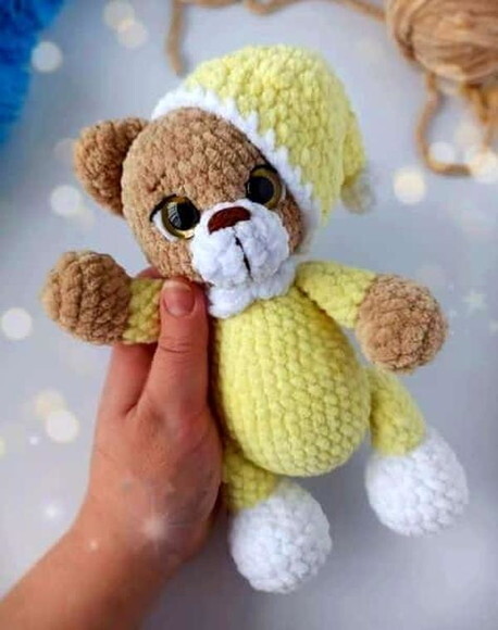 Receita Urso Amigurumi