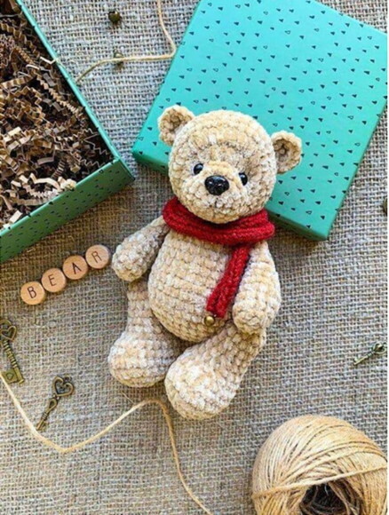 Receita Urso Amigurumi