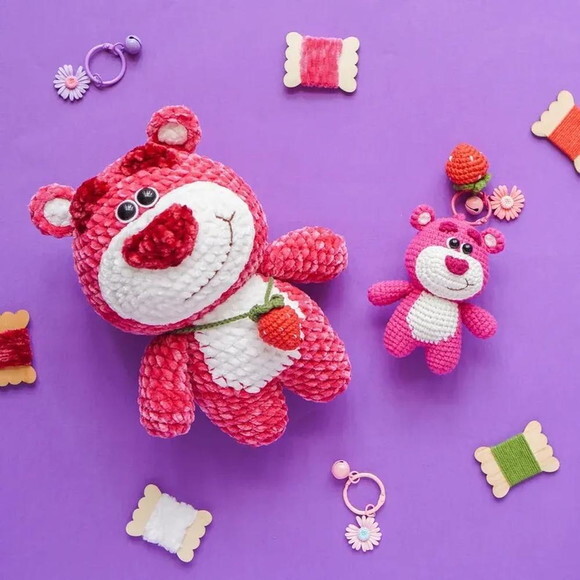 Receita Urso Lotso Amigurumi