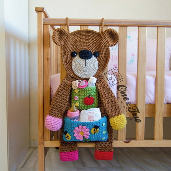 Receita Urso Porta Trecos Amigurumi