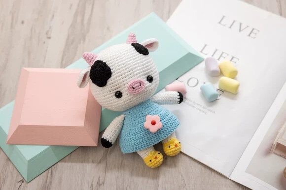 Receita Vaca Amigurumi