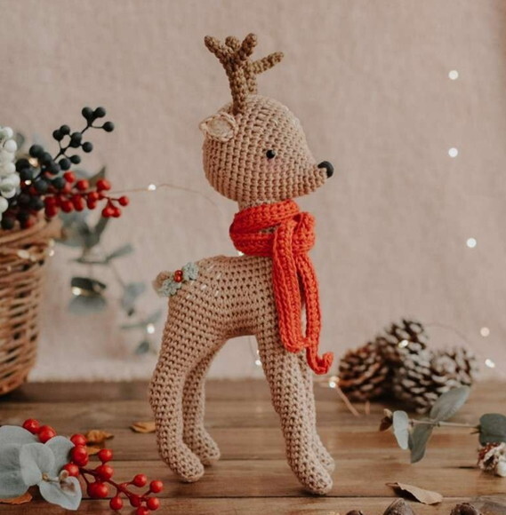 Receita Veado amigurumi