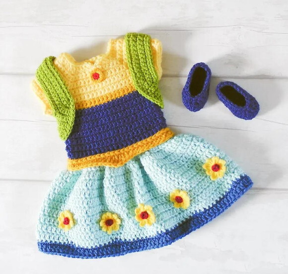 Receita Vestido Anna Amigurumi