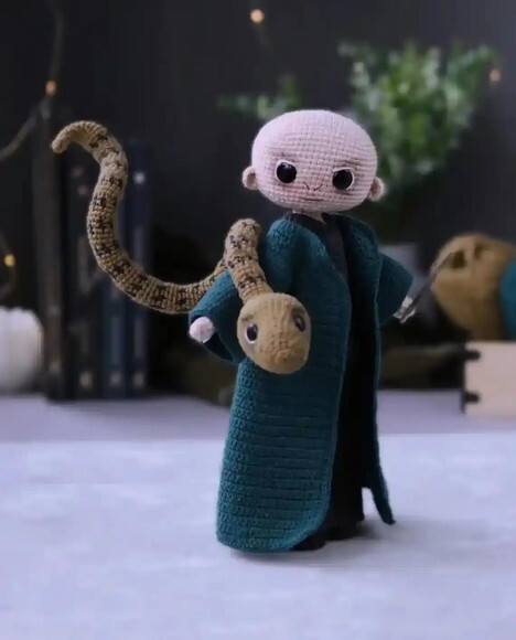 Receita Voldemort Amigurumi