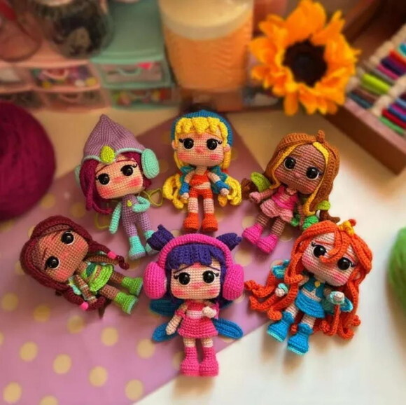 Receita Winx Club Amigurumi